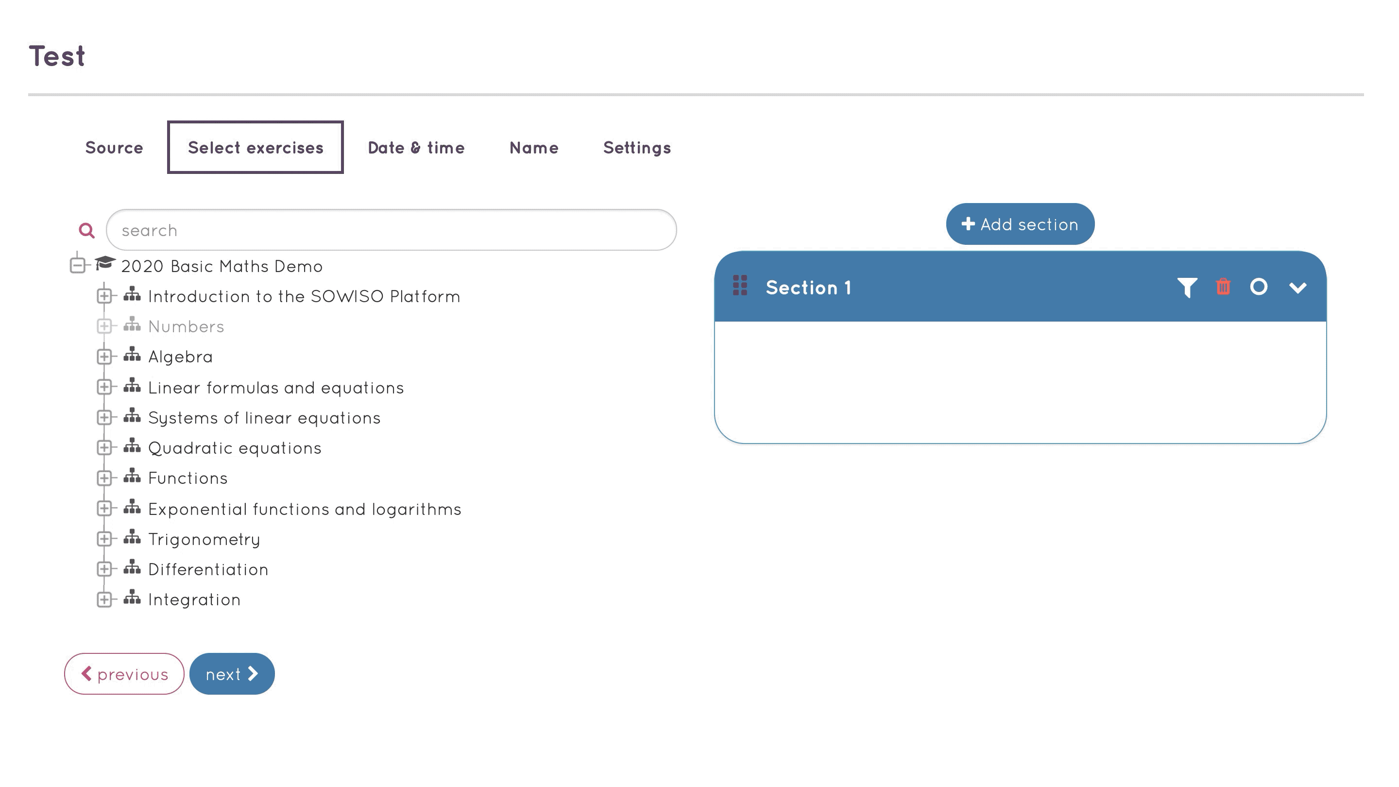 SOWISO testing