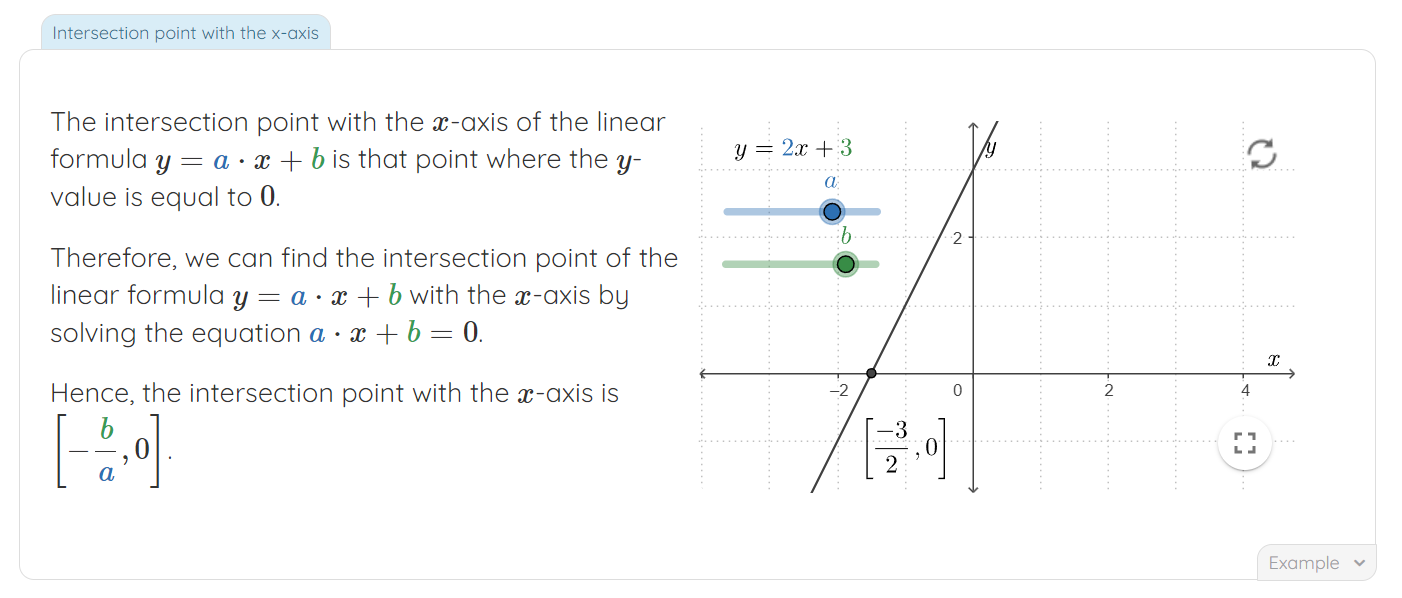 Screenshot of a problem on SOWISO